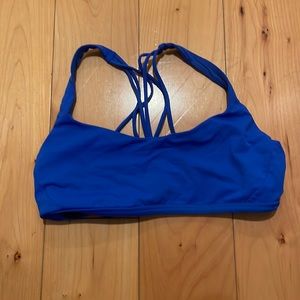 Women’s bright blue Lululemon bra size 6